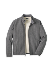 Paul Fredrick Wool Blend Bomber Jacket