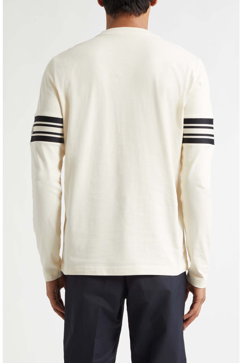 Logo Patch Long Sleeve T-Shirt, Alternate, color, ANTIQUE WHITE