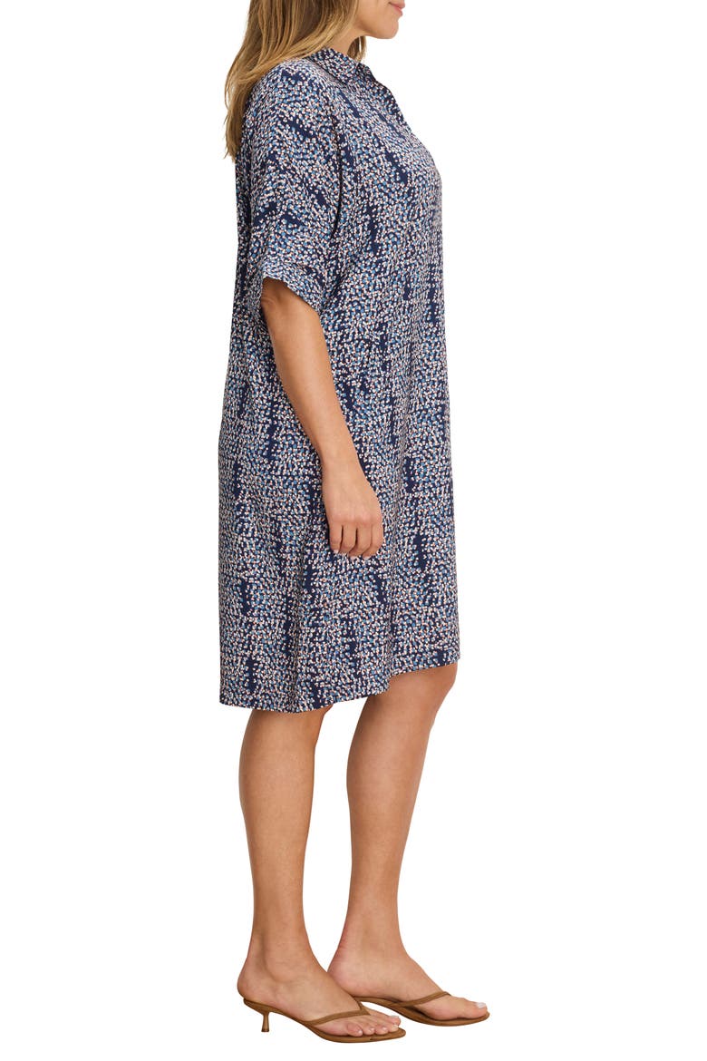 Block Party Devon Shift Dress, Alternate, color, INDIGO MULTI