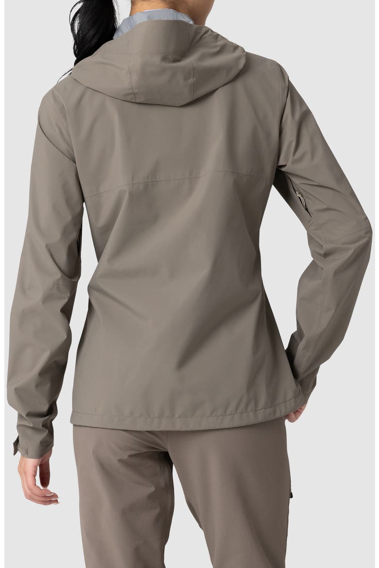 Stratoburst Packable Rain Jacket, Alternate, color, GRAVEL