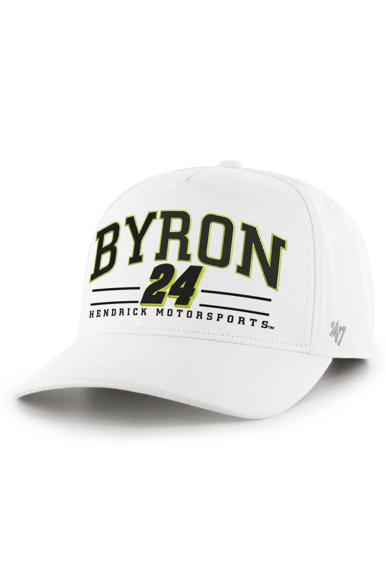 Men's '47  White William Byron  Roscoe Hitch Adjustable Hat, Main, color, White
