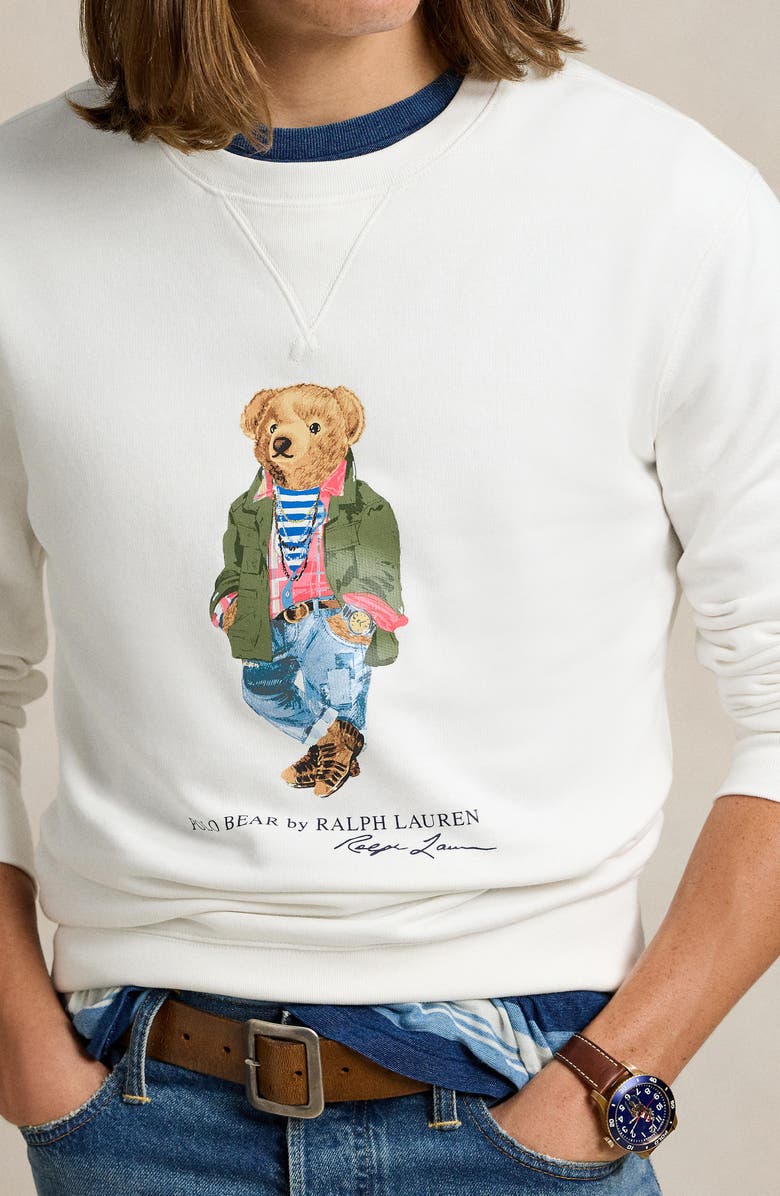 Polo Ralph Lauren Polo Bear Fleece Graphic Sweatshirt, Alternate, color, 