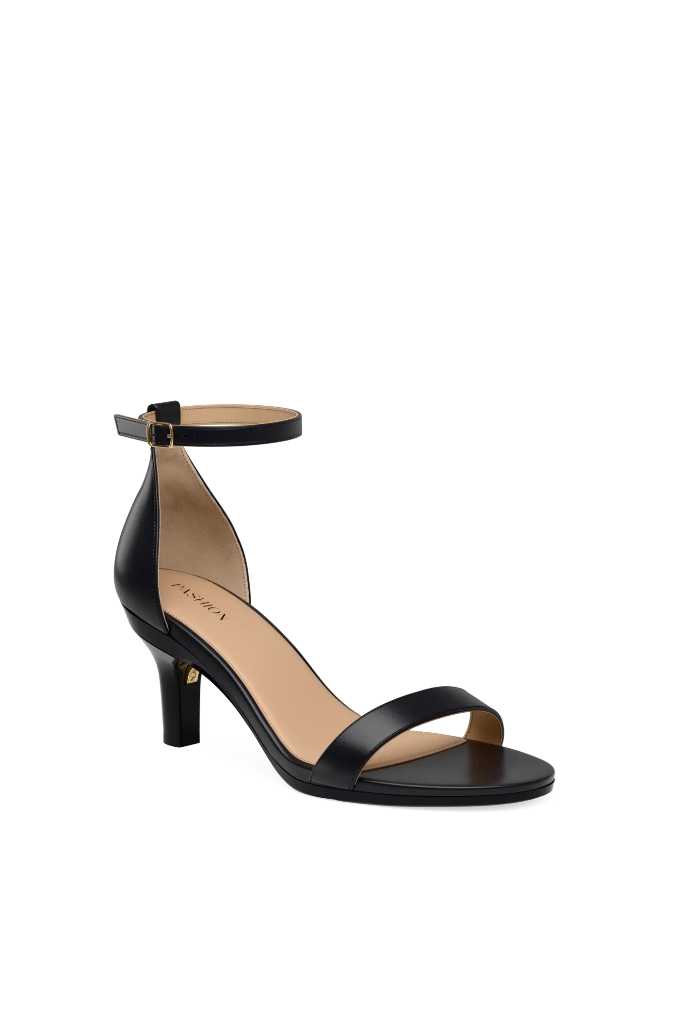 Pashion Footwear The Pashionista 3" Stiletto Convertible Heel, Alternate, color, Coal Leather