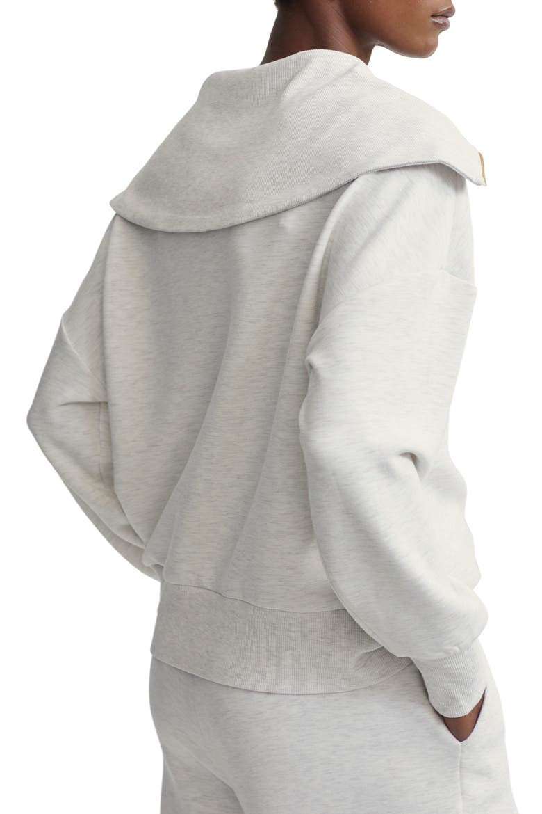 Catherine Half Zip Sweatshirt, Alternate, color, IVORY MARL