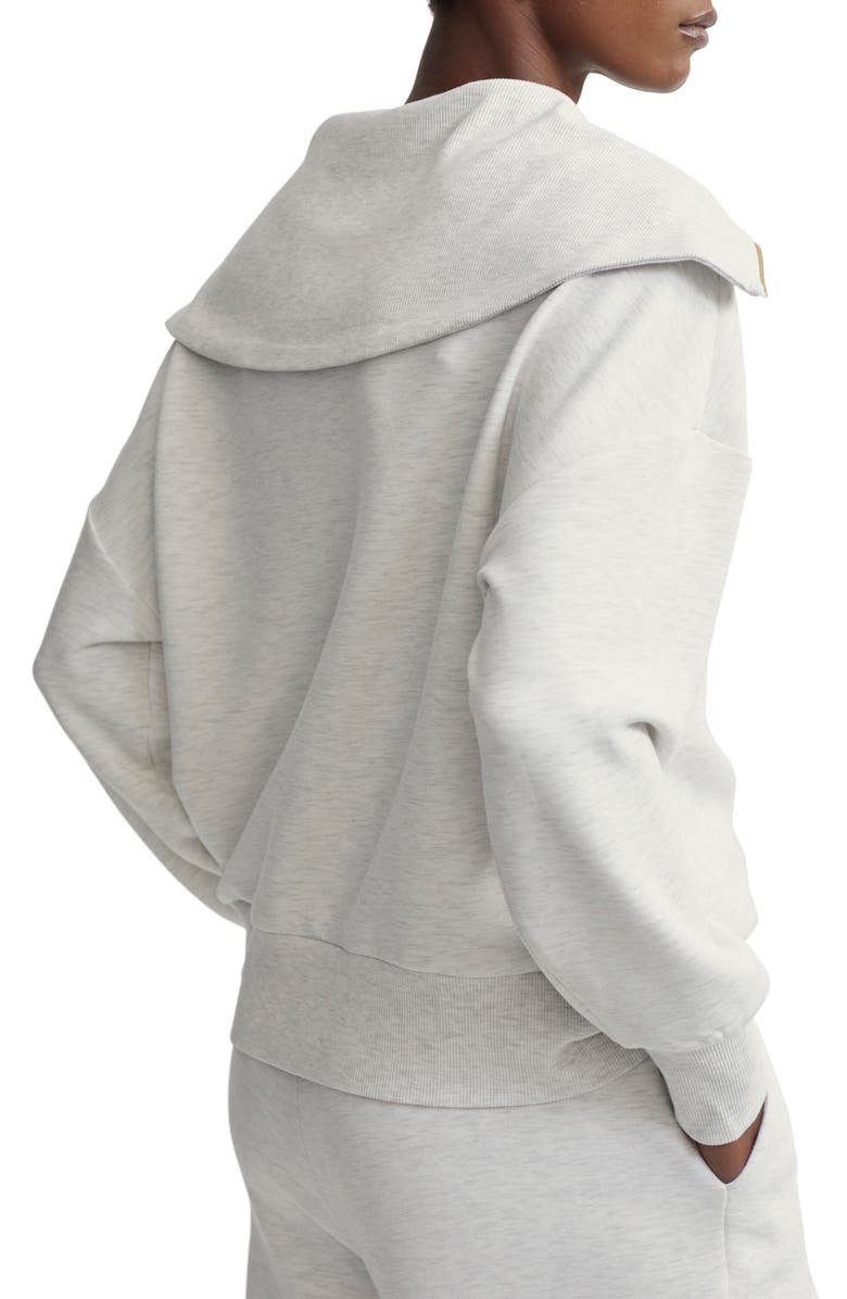 Varley Catherine Half Zip Sweatshirt, Alternate, color, Ivory Marl