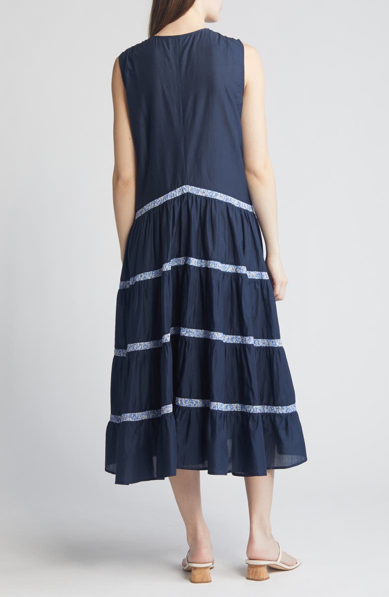 Merlette x Liberty London Wallis Sleeveless Cotton Lawn Dress, Alternate, color, 