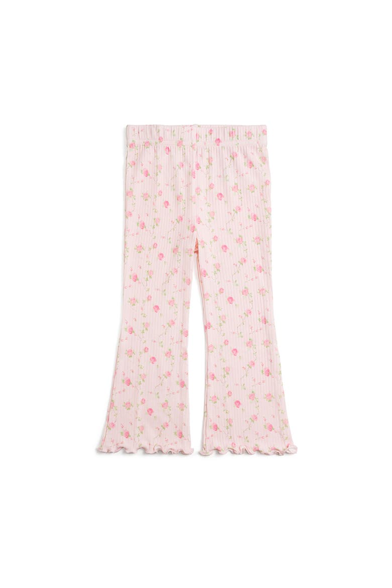 Pink Rose Flare Legging, Main, color, Light Pink