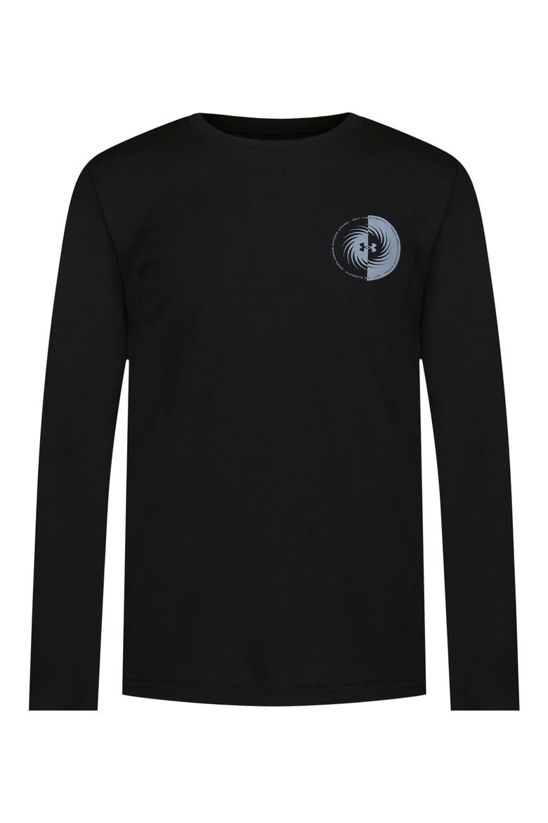 Kids' Buffalo Graphic Long Sleeve T-Shirt, Main, color, BLACK