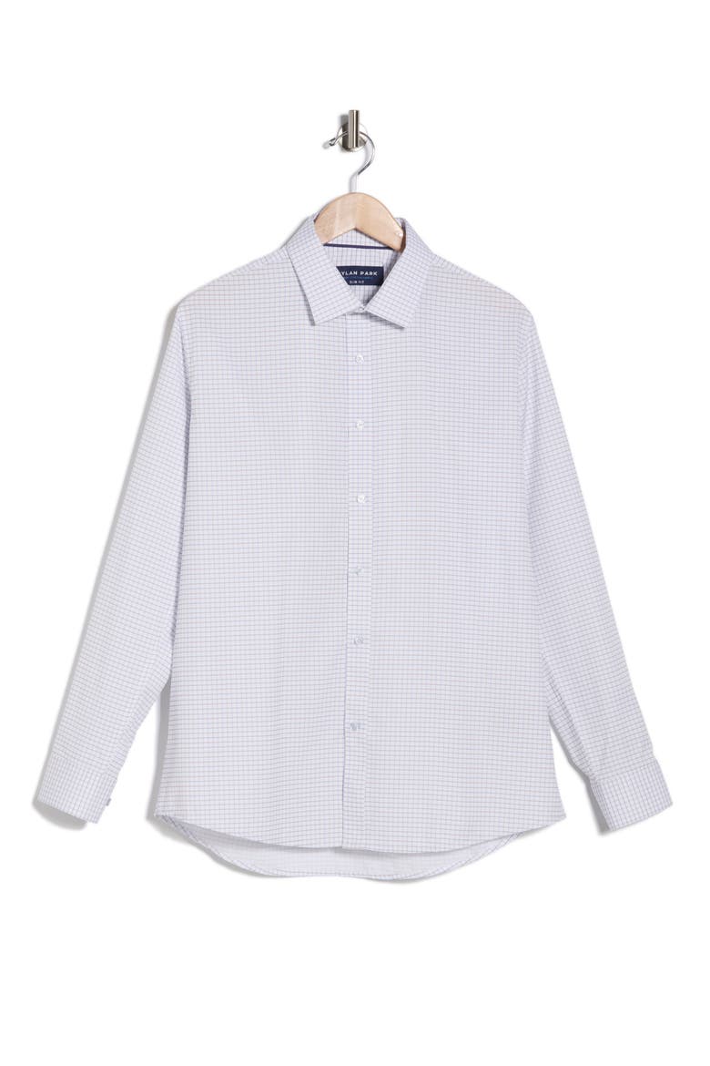 Slim Fit Perfect Stretch Long Sleeve Button Down Shirt, Alternate, color, WHITE