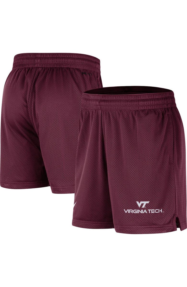 Nike Men's Nike Maroon Virginia Tech Hokies Mesh Performance Shorts, Main, color, 