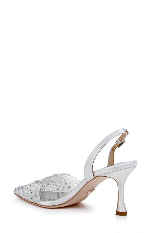 BADGLEY MISCHKA BADGLEY MISCHKA COLLECTION BRENNA SLINGBACK POINTED TOE PUMP 
