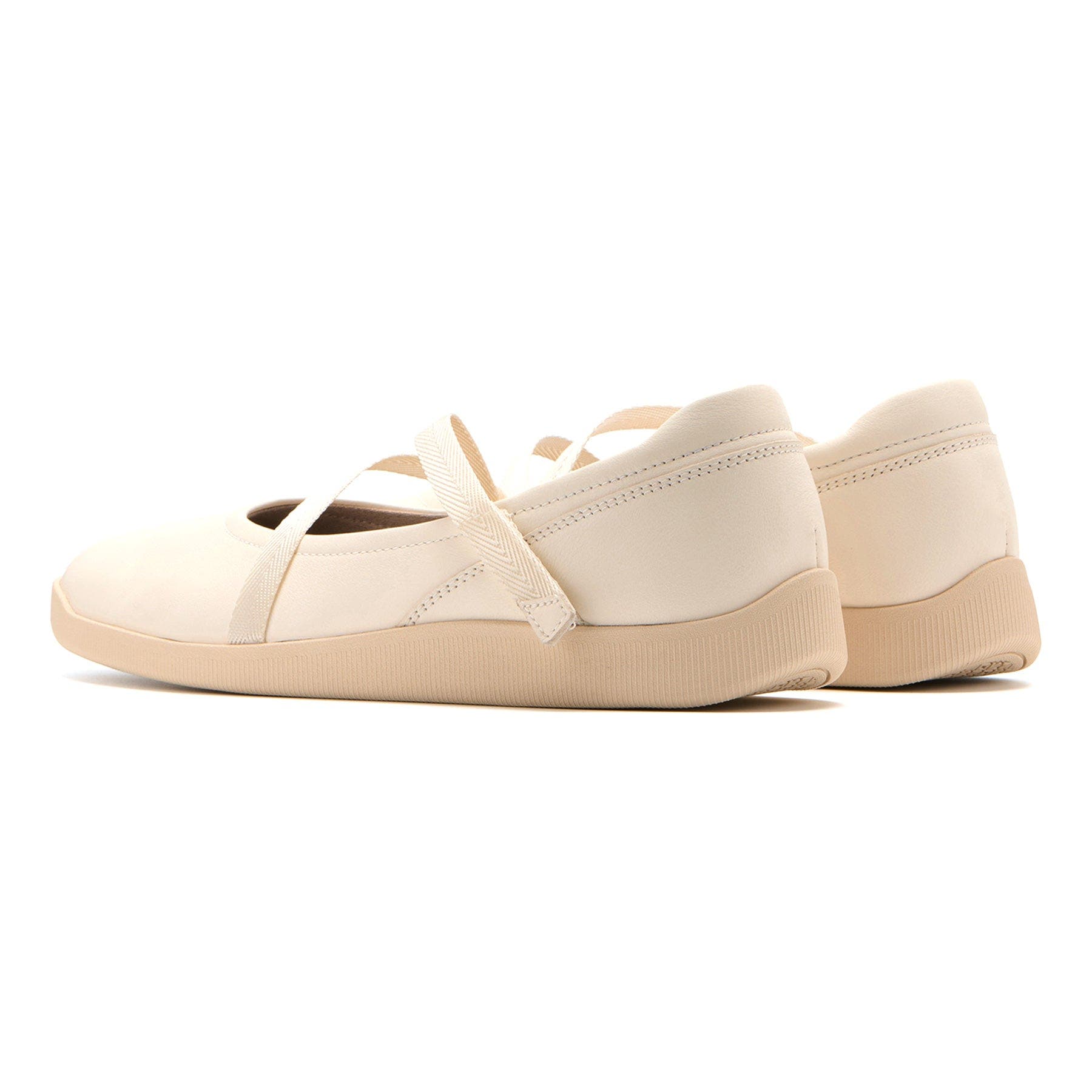 Vela Mary Janeflat, Alternate, color, White