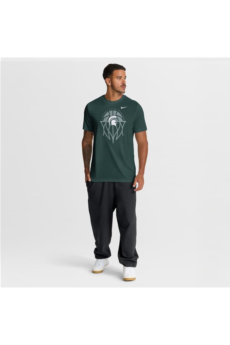 Men's Nike Green Michigan State Spartans Basketball Icon Legend Dri-FIT T-Shirt, Alternate, color, Green