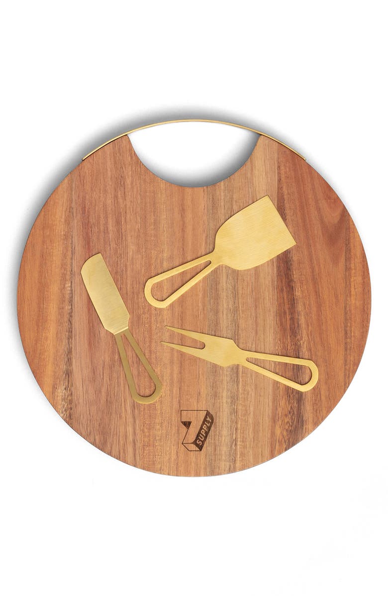 Block Design Magnetic Charcuterie Board, Alternate, color, Wood