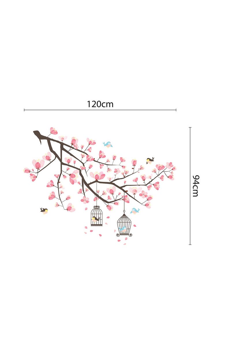 WALPLUS Crystal Cherry Blossom Tree Wall Sticker, Alternate, color,