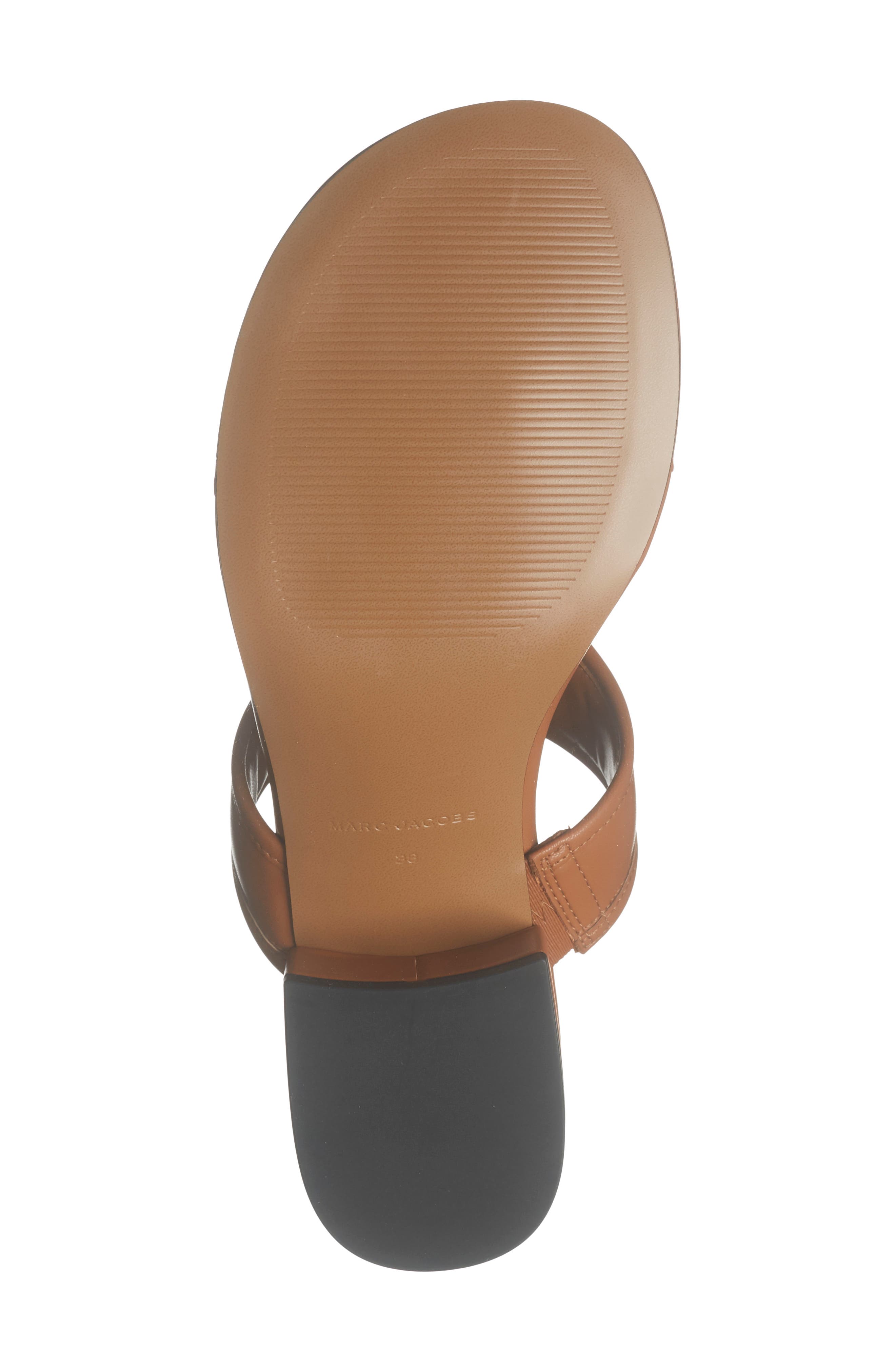 The Turnlock Heel T-Sandal, Alternate, color, WALNUT