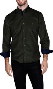 TailorByrd Corduroy Button-Up Shirt