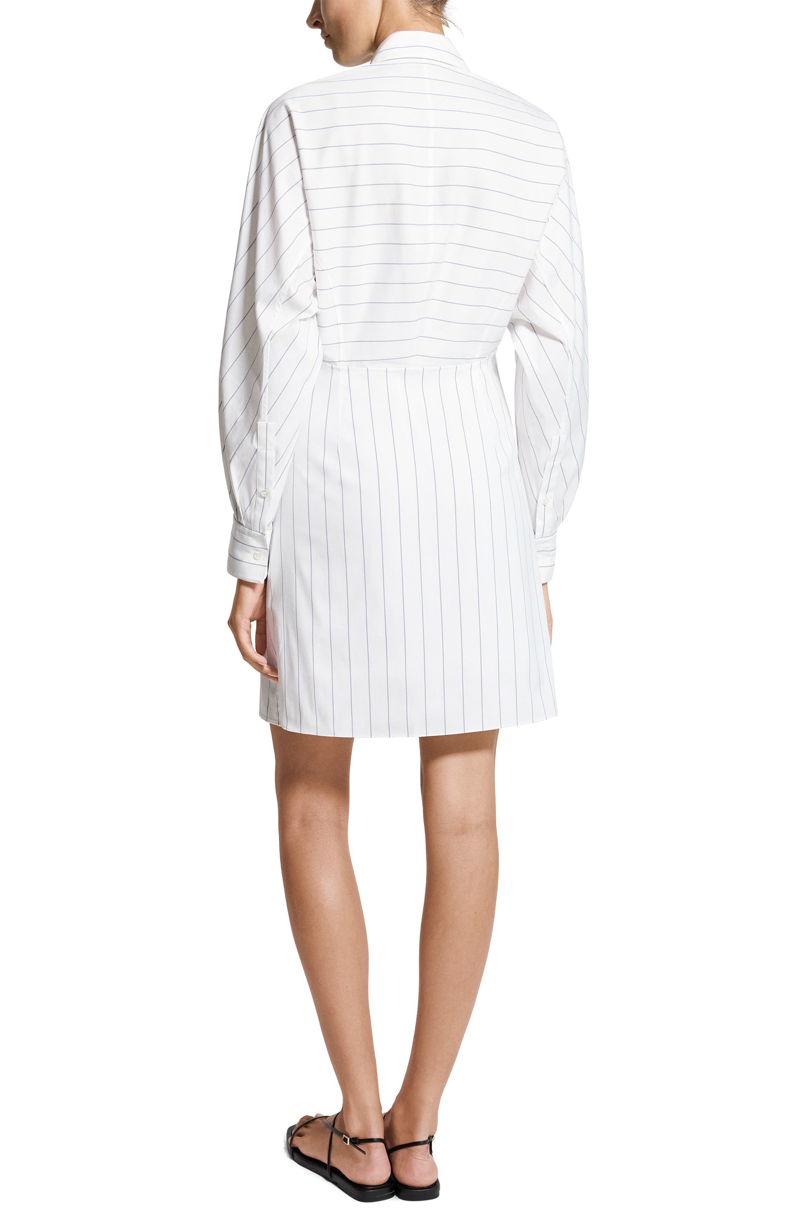 Stripe Cotton Blend Button-Up Shirt - image 2