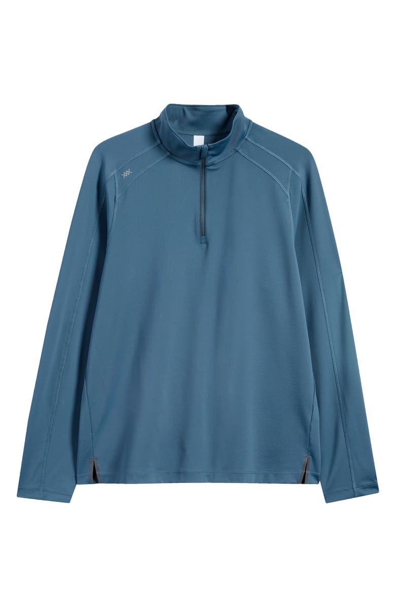 Rhone Rise Quarter Zip Pullover, Alternate, color, Dark Teal