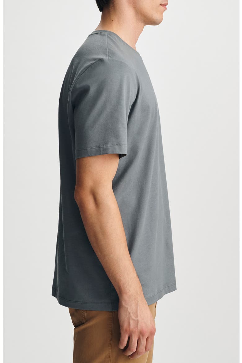 Pima Cotton Crewneck T-Shirt, Alternate, color, STORMY WEATHER