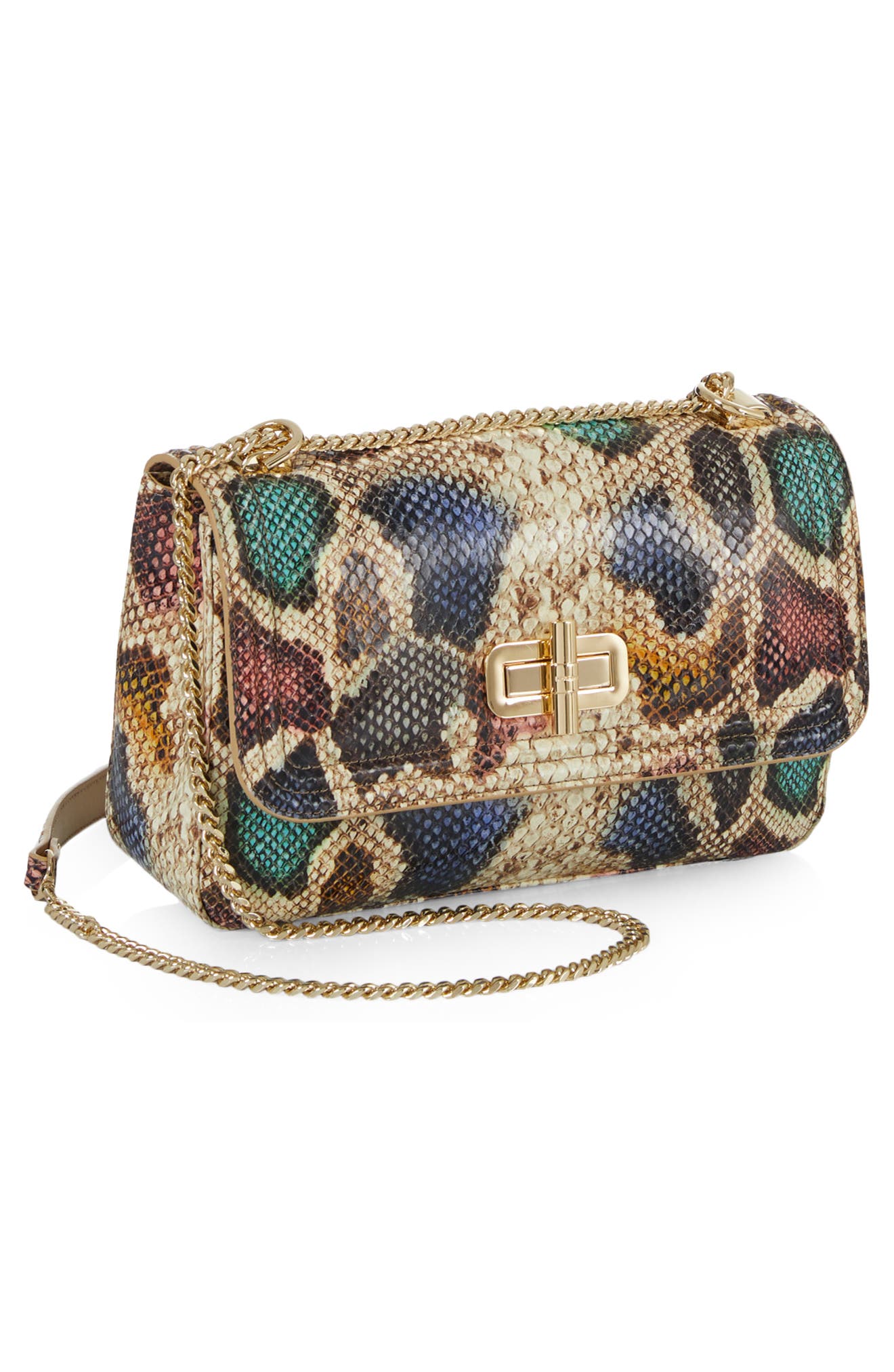 Brahmin Rosalie Snake Embossed Leather Convertible Crossbody Bag (Women ...