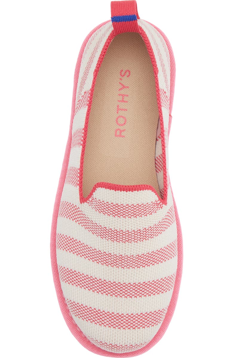 Rothy's Kids' The Mini Loafer, Alternate, color, Sorbet Stripe