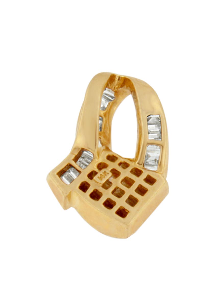 Haus of Brilliance 14k Yellow Gold 2.0 Cttw Diamond Art Deco Inspired Pendant Necklace, Alternate, color, Yellow