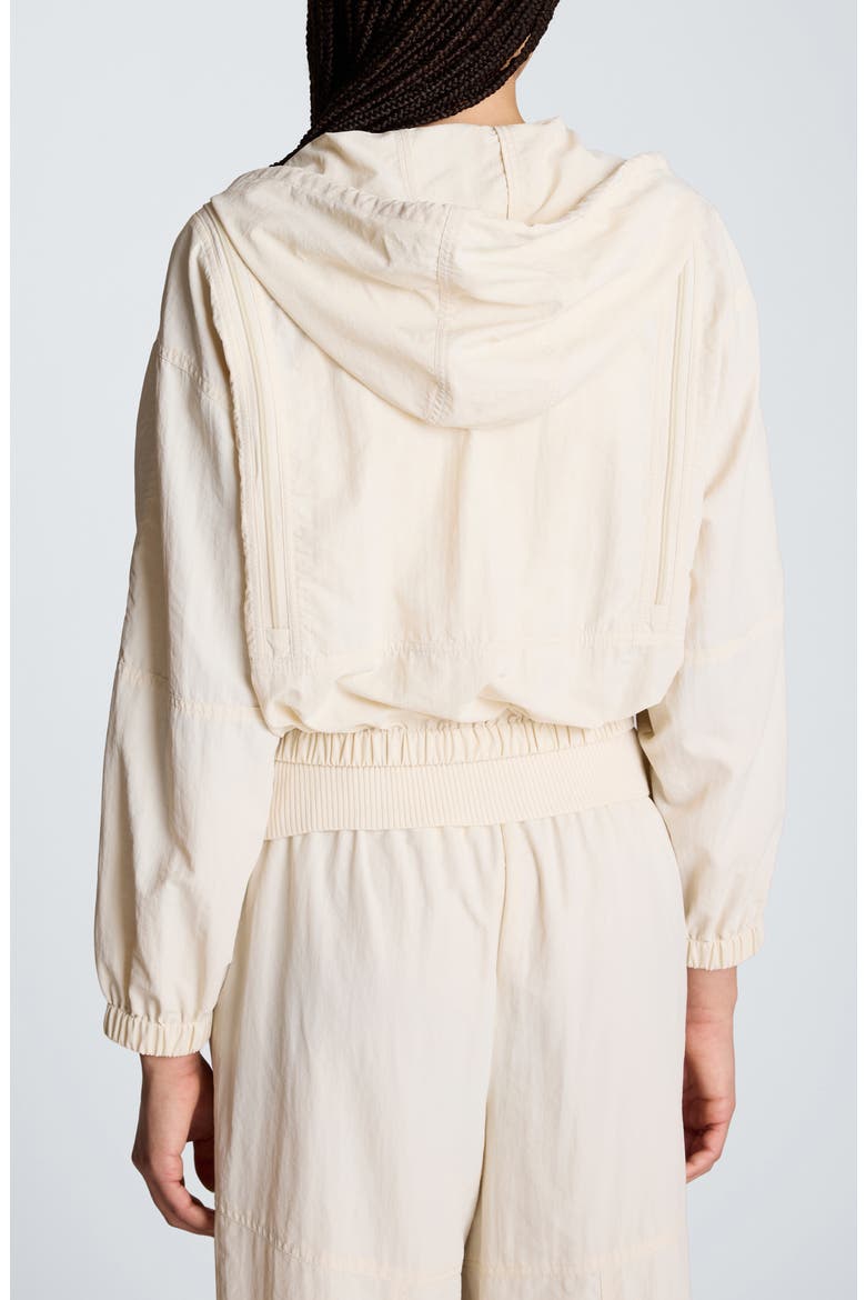 Zip Shoulder Hoodie, Alternate, color, OYSTER
