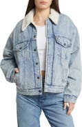 Levi's '90s High Pile Fleece Lined Denim Trucker Jacket