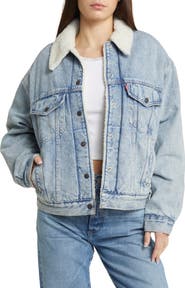 Levi's '90s High Pile Fleece Lined Denim Trucker Jacket