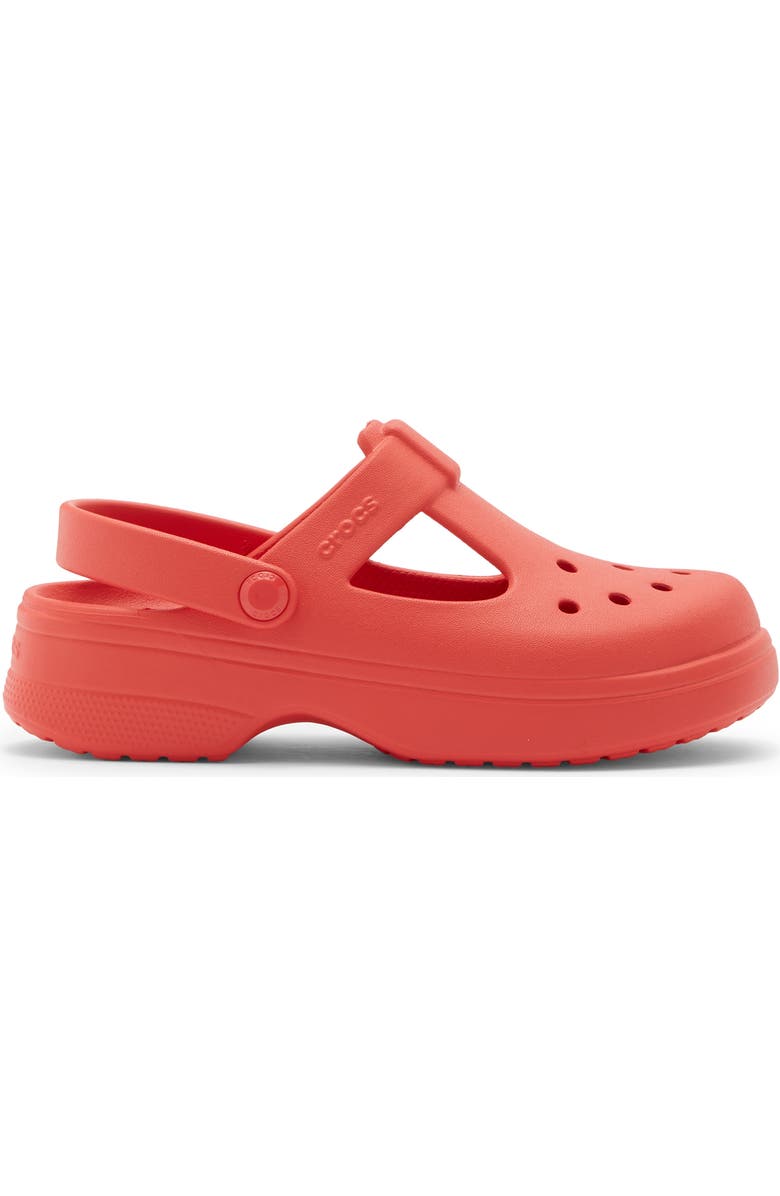 CROCS Kids' Classic Mary Jane Clog, Alternate, color, Cherry Red