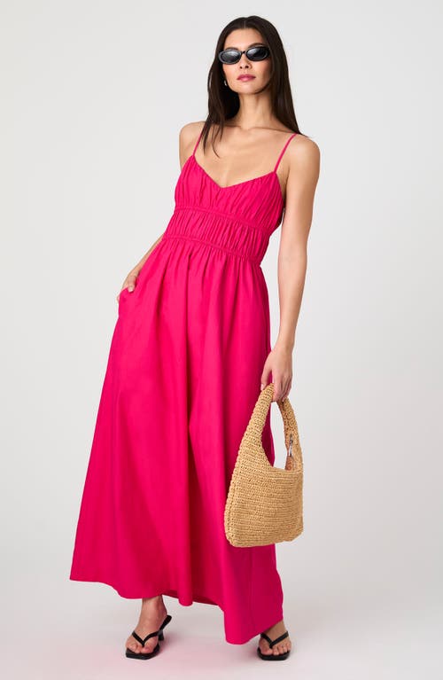 French Connection Us Poplin Ruched Maxi Dress French Connection Dresses