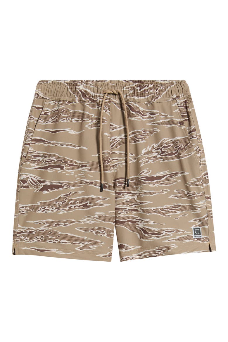 Journey Active Water Repellent Performance Shorts, Alternate, color, DESERT TIGER CAMO