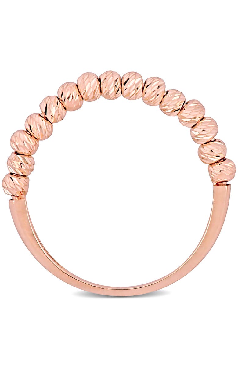Julianna B. Beaded Ball Design Ring 14k Gold, Alternate, color, 14K Rose Gold