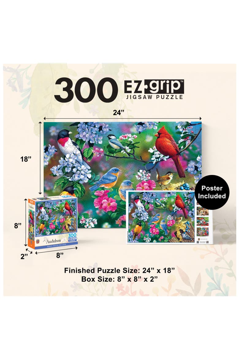 Songbird Collage 300 Piece Jigsaw Puzzle, Alternate, color, Multicolor