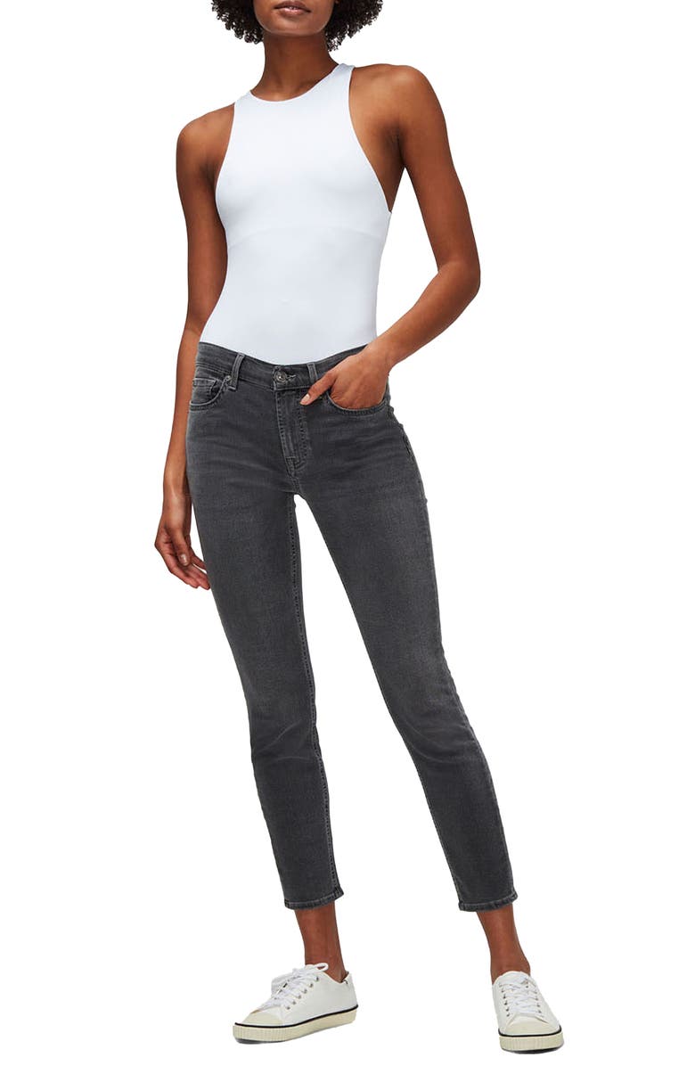 7 For All Mankind The Ankle Stretch Skinny Jeans, Alternate, color, 