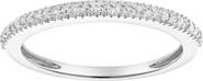 LuvMyJewelry Ava 14K Gold Round Diamond Studded Band Ring - 0.06 cts