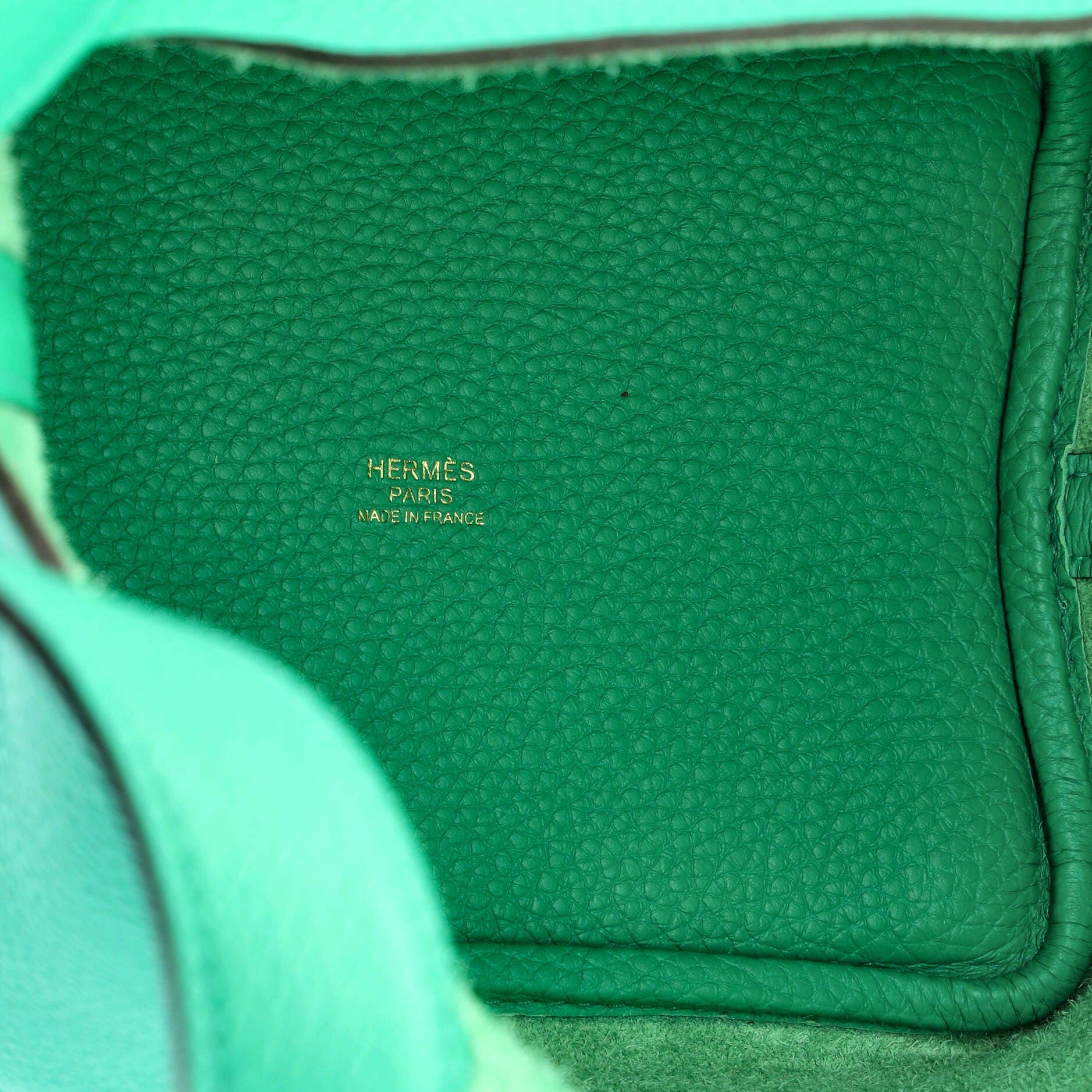 Pre-Owned Hermes Picotin Lock Bag Clemence PM, Alternate, color, Menthe