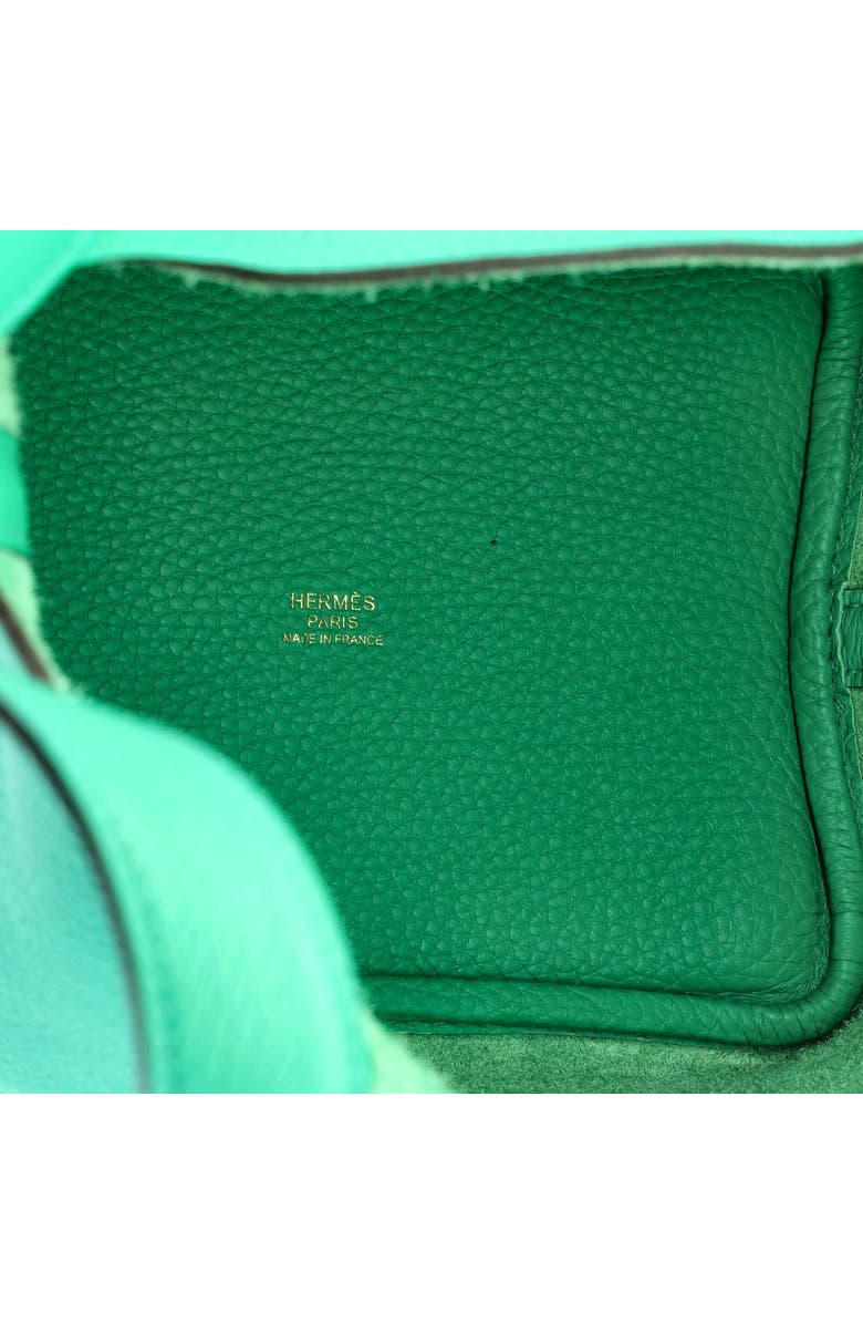 Pre-Owned Hermes Picotin Lock Bag Clemence PM, Alternate, color, Menthe