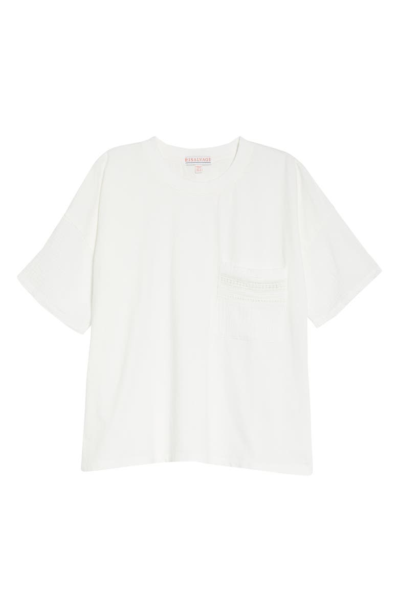 PJ Salvage Gauzing Around Cotton Lounge Shirt, Alternate, color, 