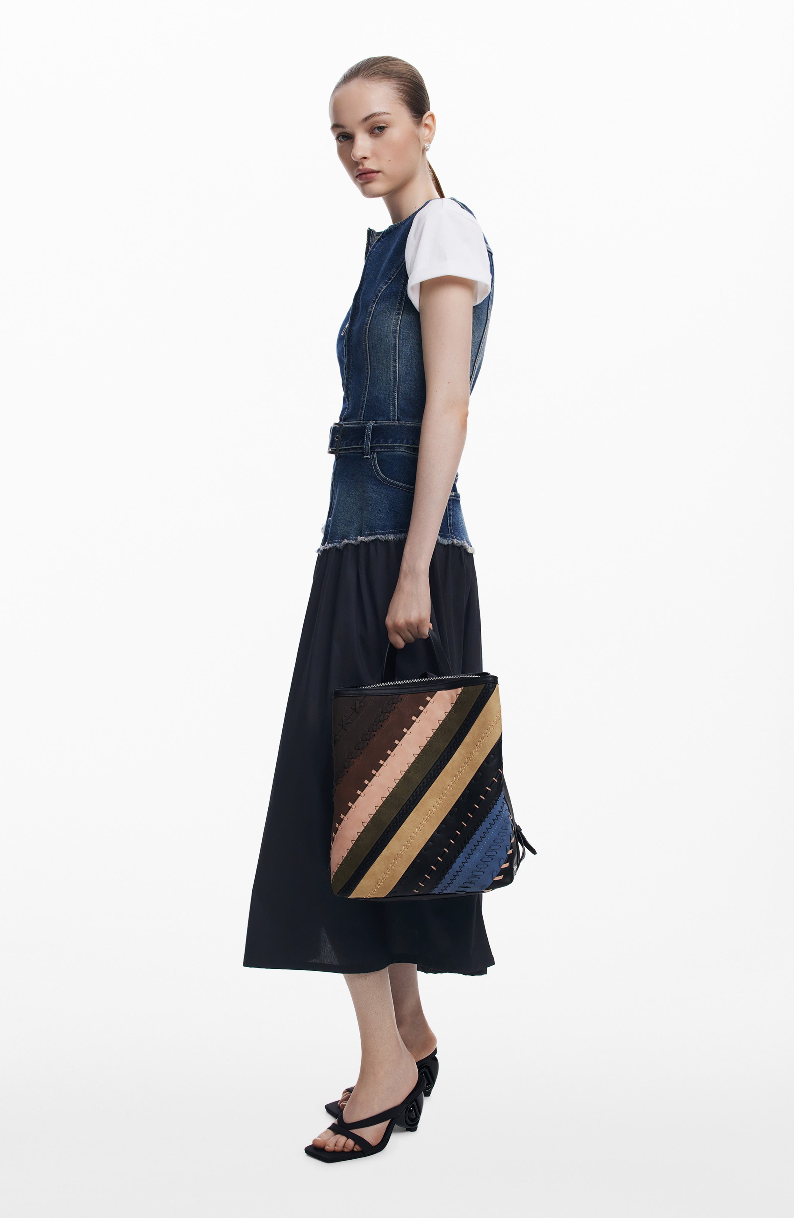 Desigual Medium Faux Leather Backpack, Alternate, color, 