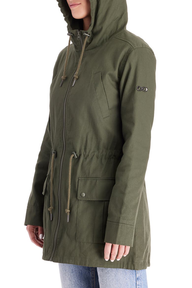 Convertible Military 3-in-1 Maternity/Nursing Jacket, Alternate, color, KHAKI GREEN