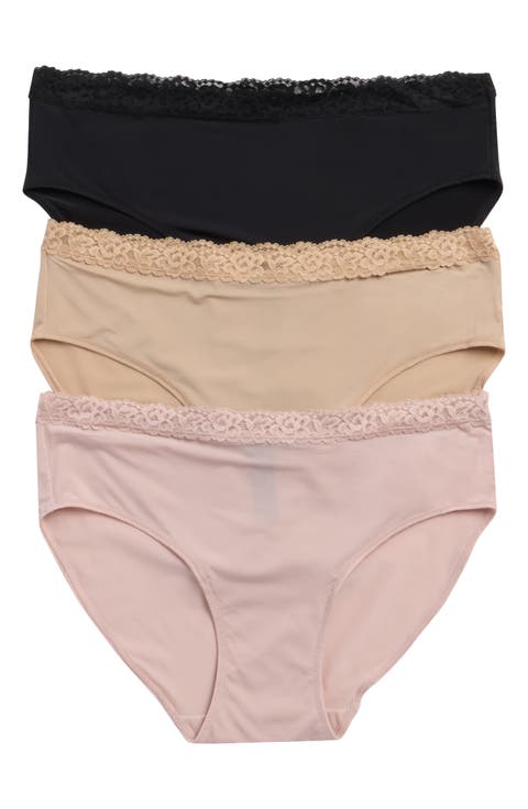 Finishing Touch Set of 3 Lace Bikinis