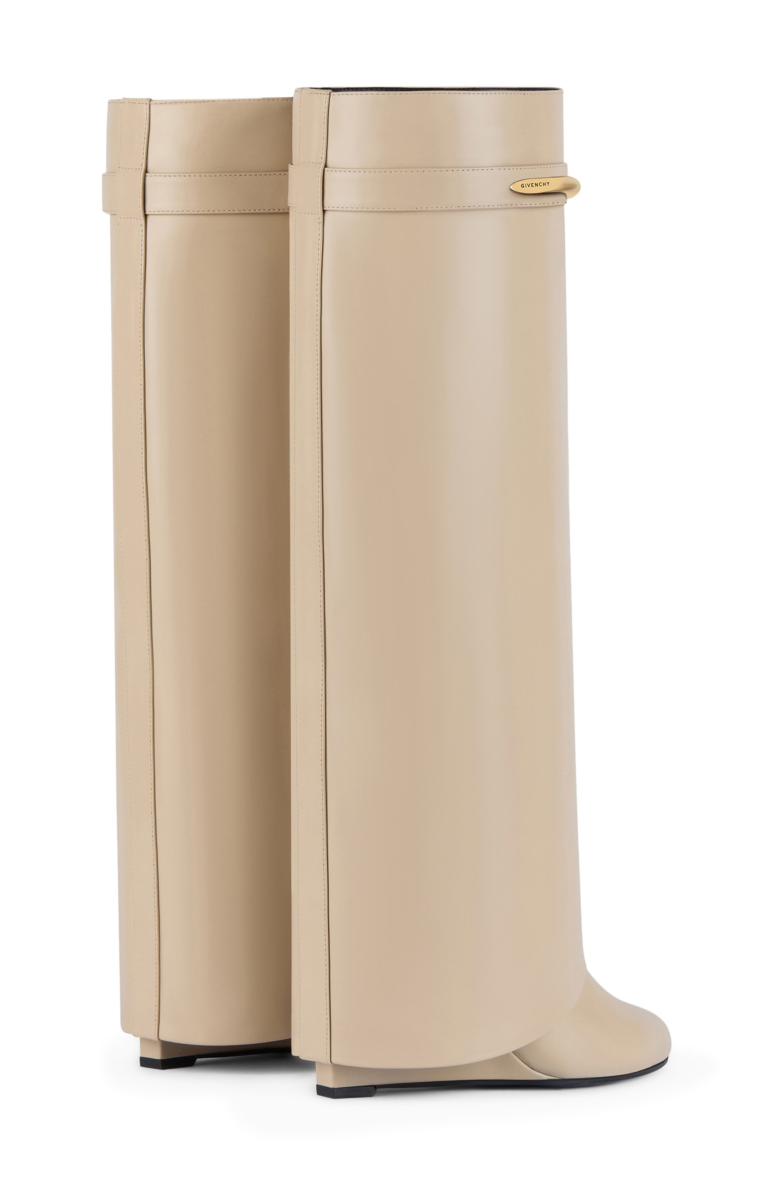 Shark Pinch Tall Boot, Alternate, color, BEIGE
