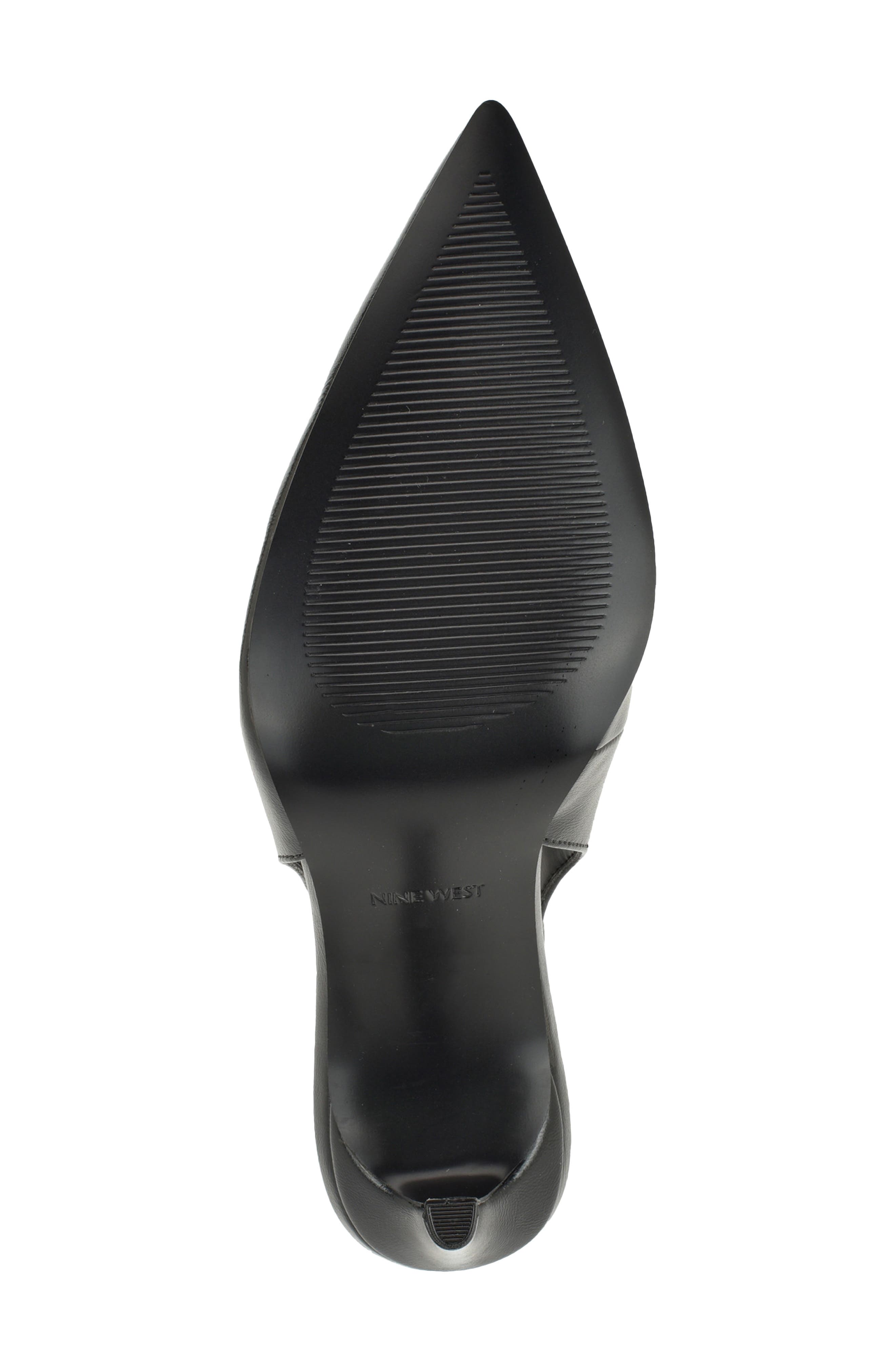 Verone Faux Leather Slingback Pump, Alternate, color, BLACK