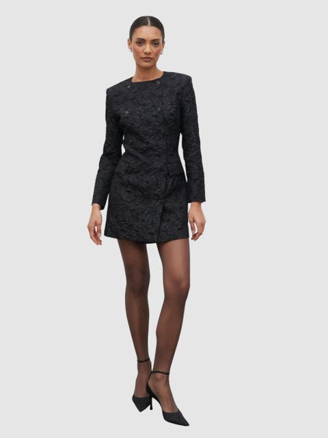 Serel Cinched Blazer Mini Dress