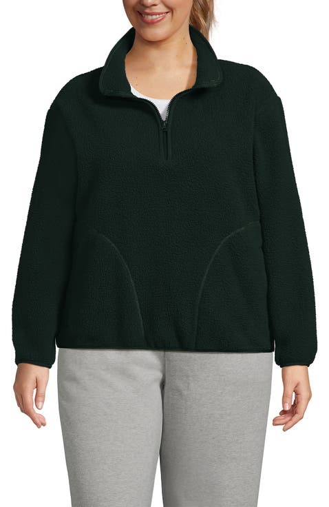 Half Zip Cozy High Pile Fleece Pullover