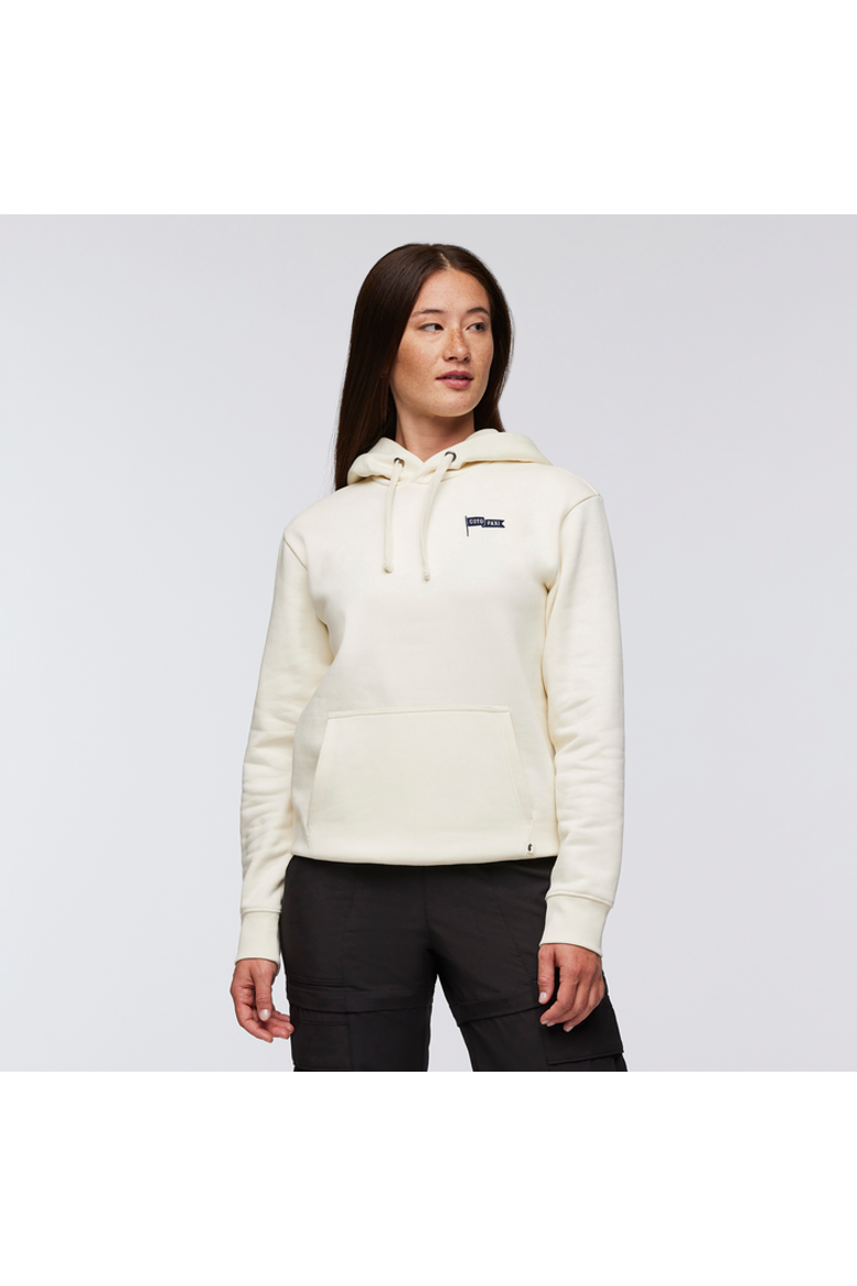 Flag Pullover Hoodie - Women's, Main, color, Bone