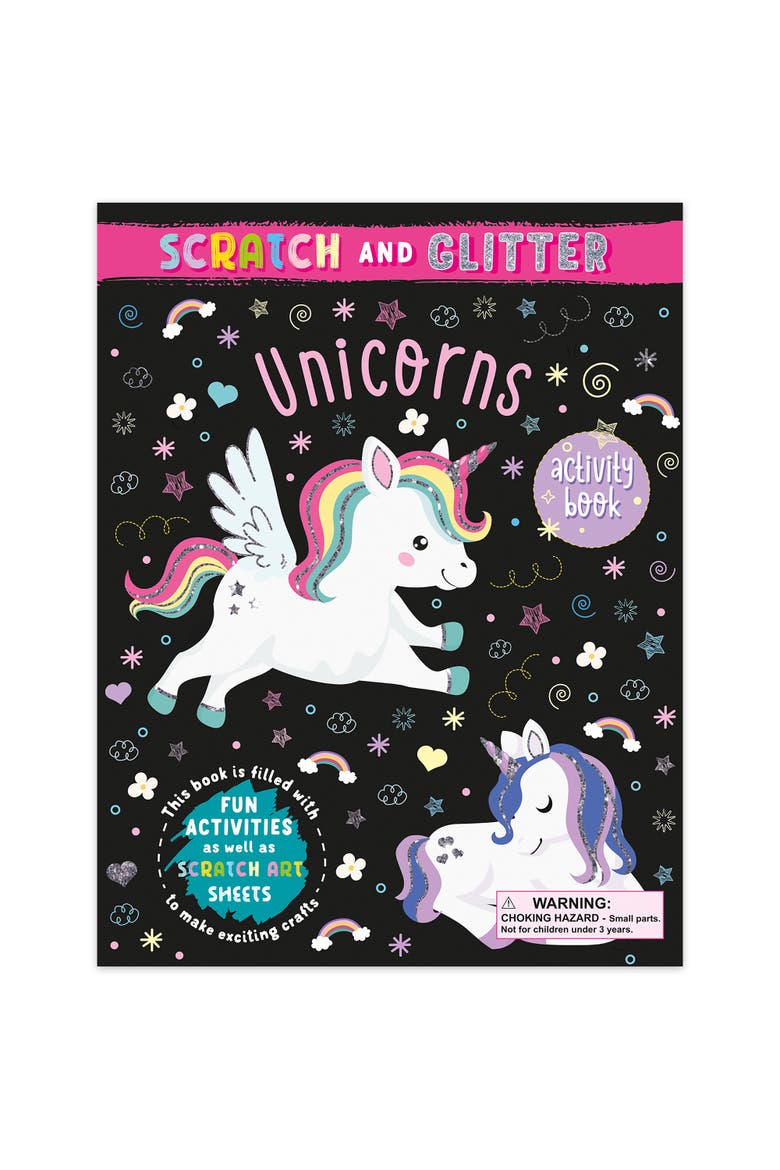 Scratch & Glitter Activity Book, Main, color, Multicolored