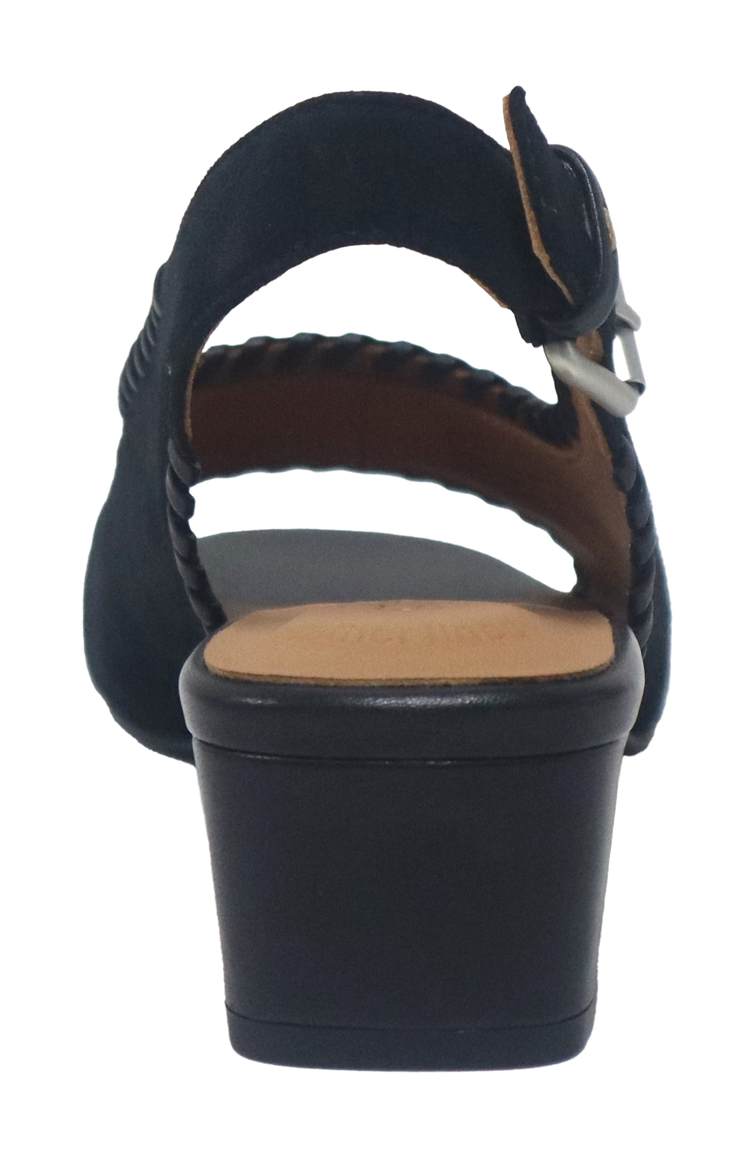 Gentle Souls Samarra Slingback Sandal, Alternate, color, Black Suede